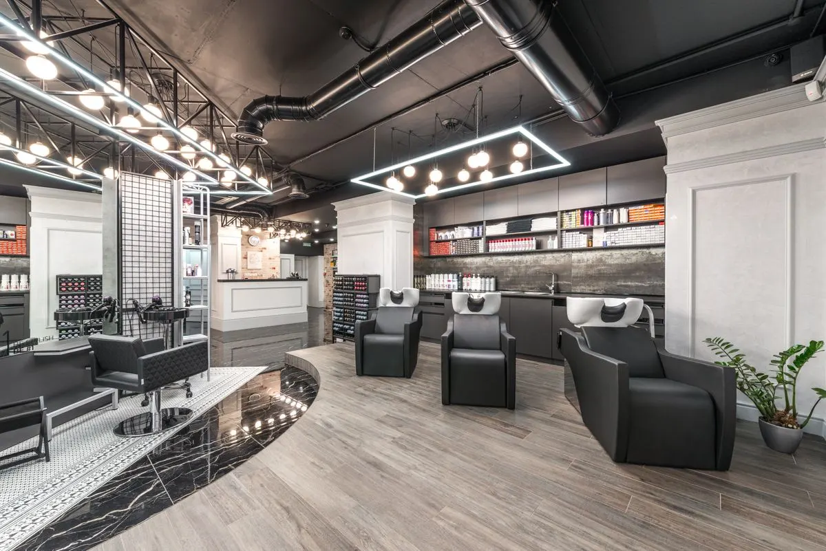 Beauty salon interior